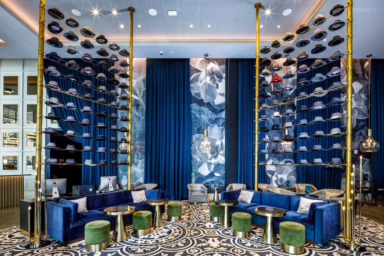 洛杉矶英迪格酒店大堂家具 (2)