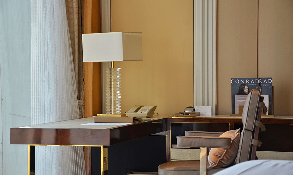 大连万达康莱德酒店客房