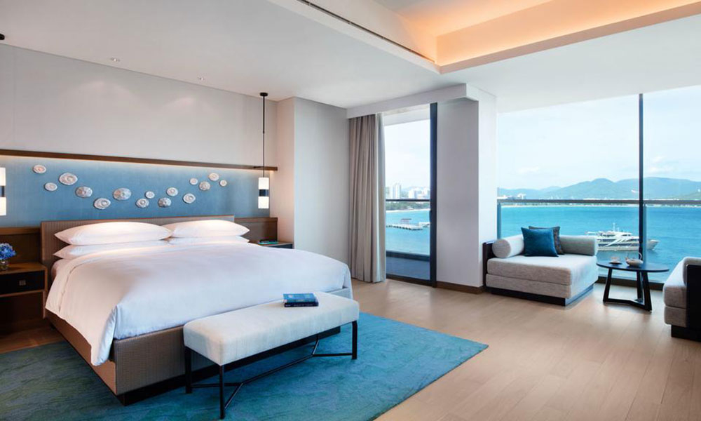 三亚鲁能山海天万豪酒店客房 (2)