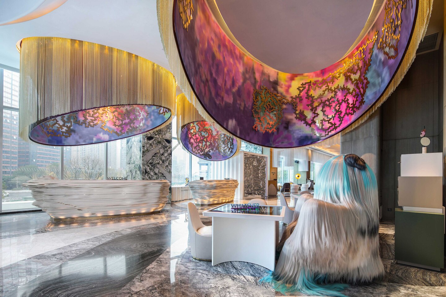 成都W酒店大堂家具 (4)