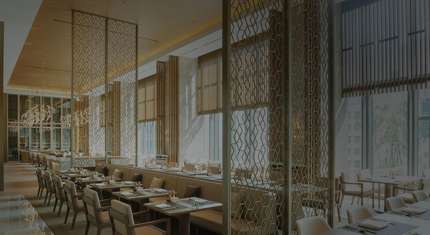 东京大仓酒店餐厅家具