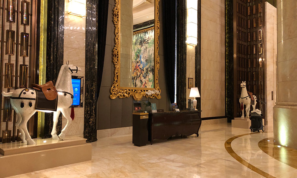 大连万达康莱德酒店大堂 (2)