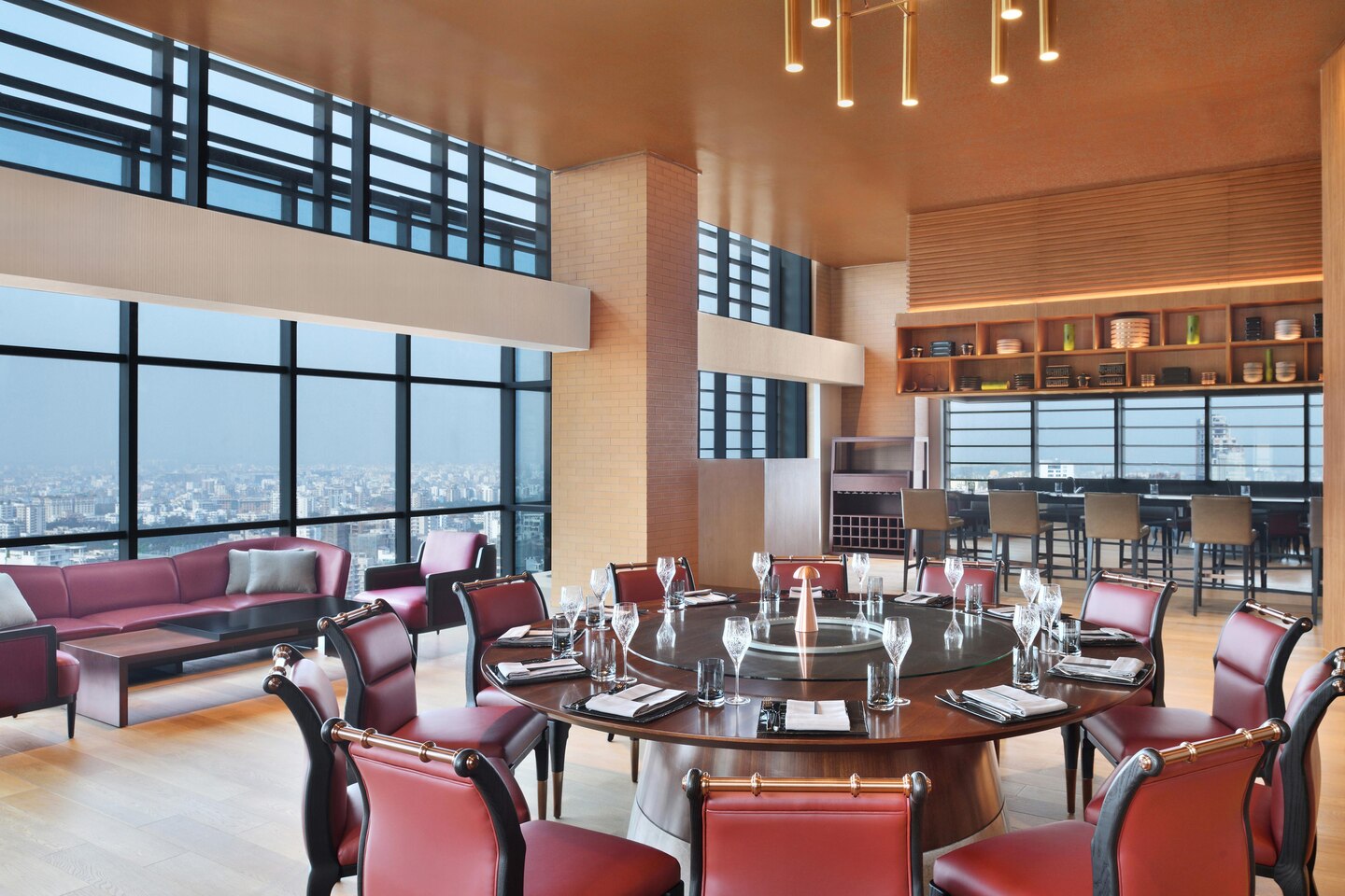 达卡喜来登酒店餐厅家具 (2)