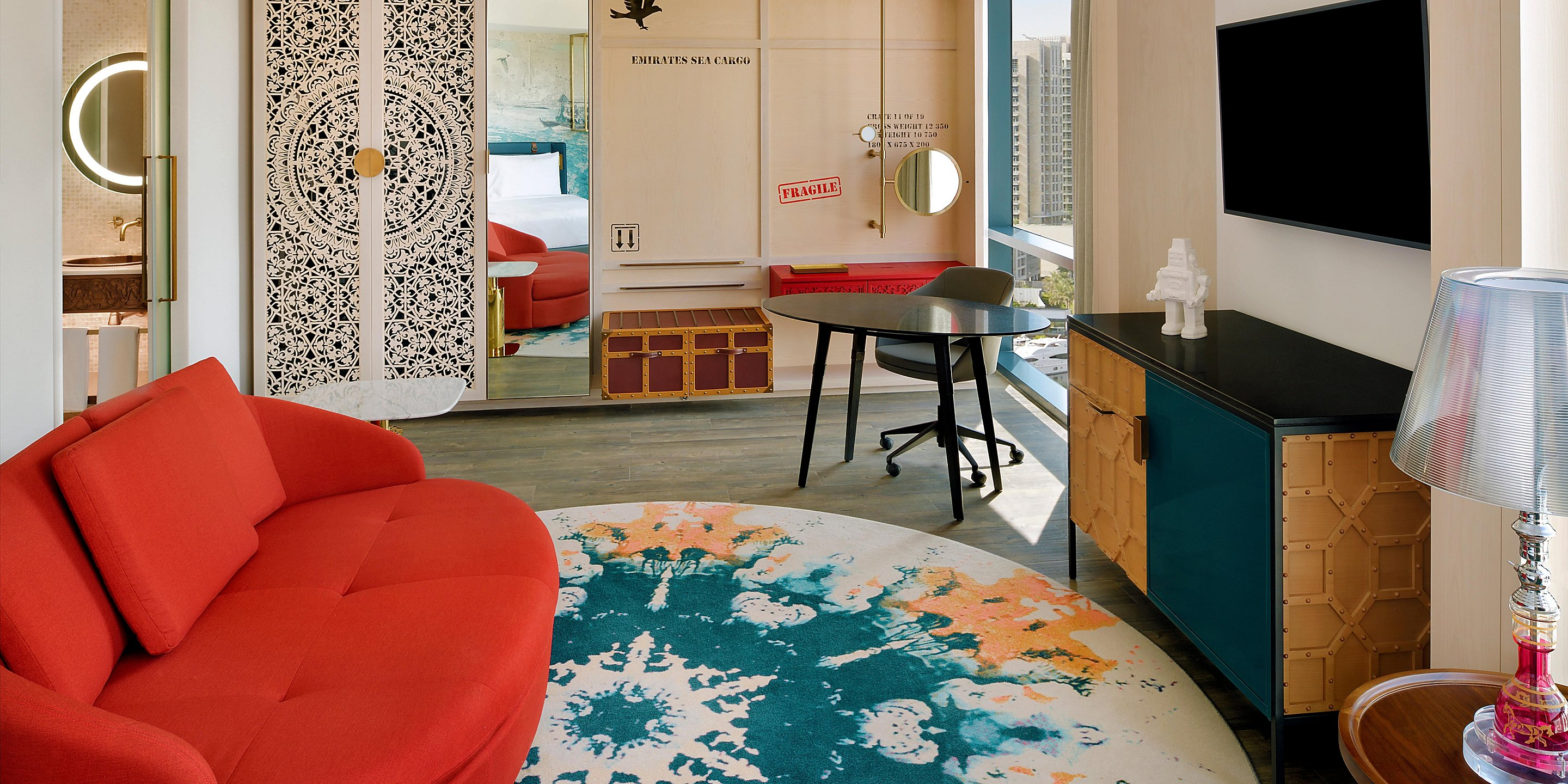 迪拜英迪格酒店客房家具 (1)