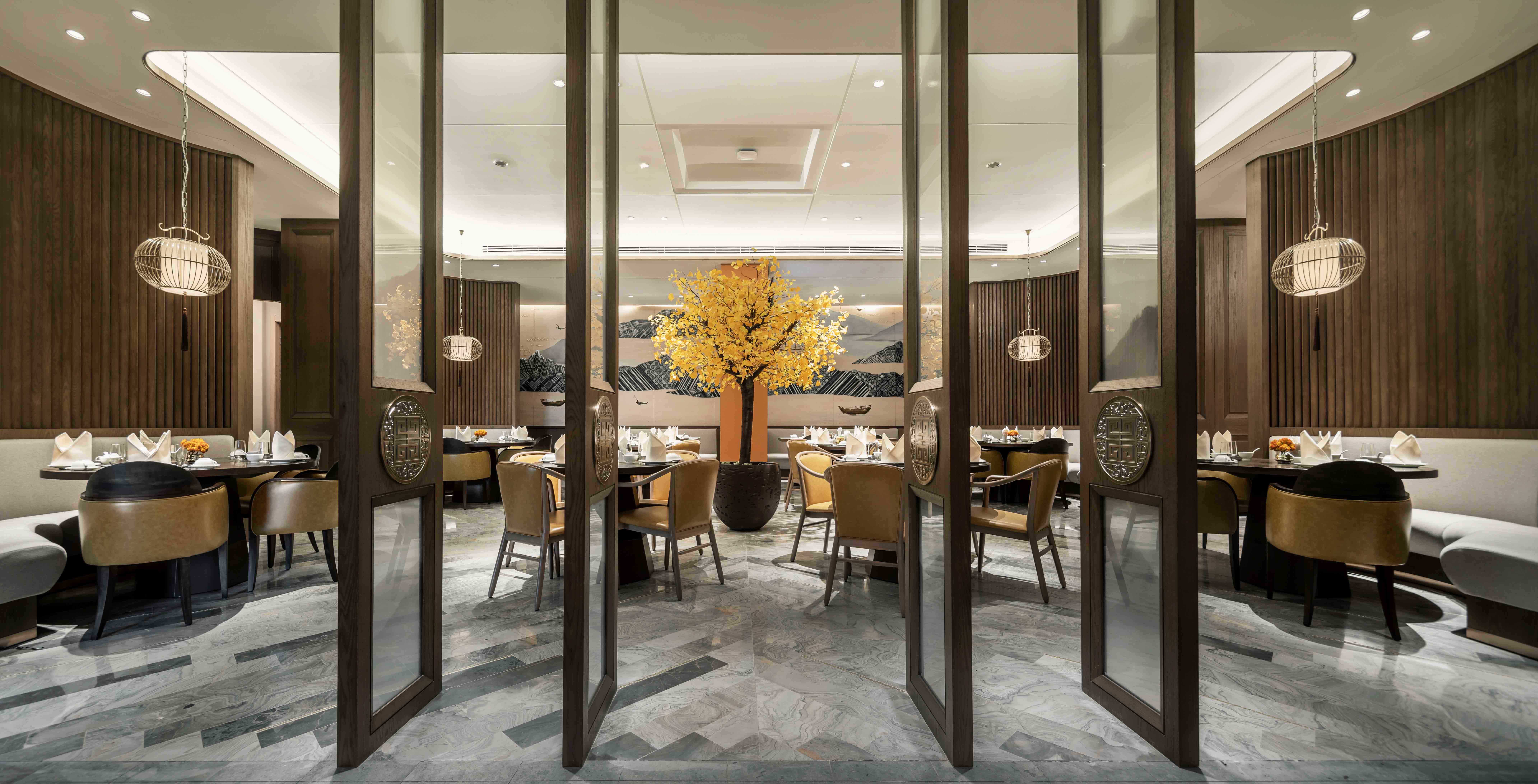上海江桥绿地铂骊酒店餐厅家具
