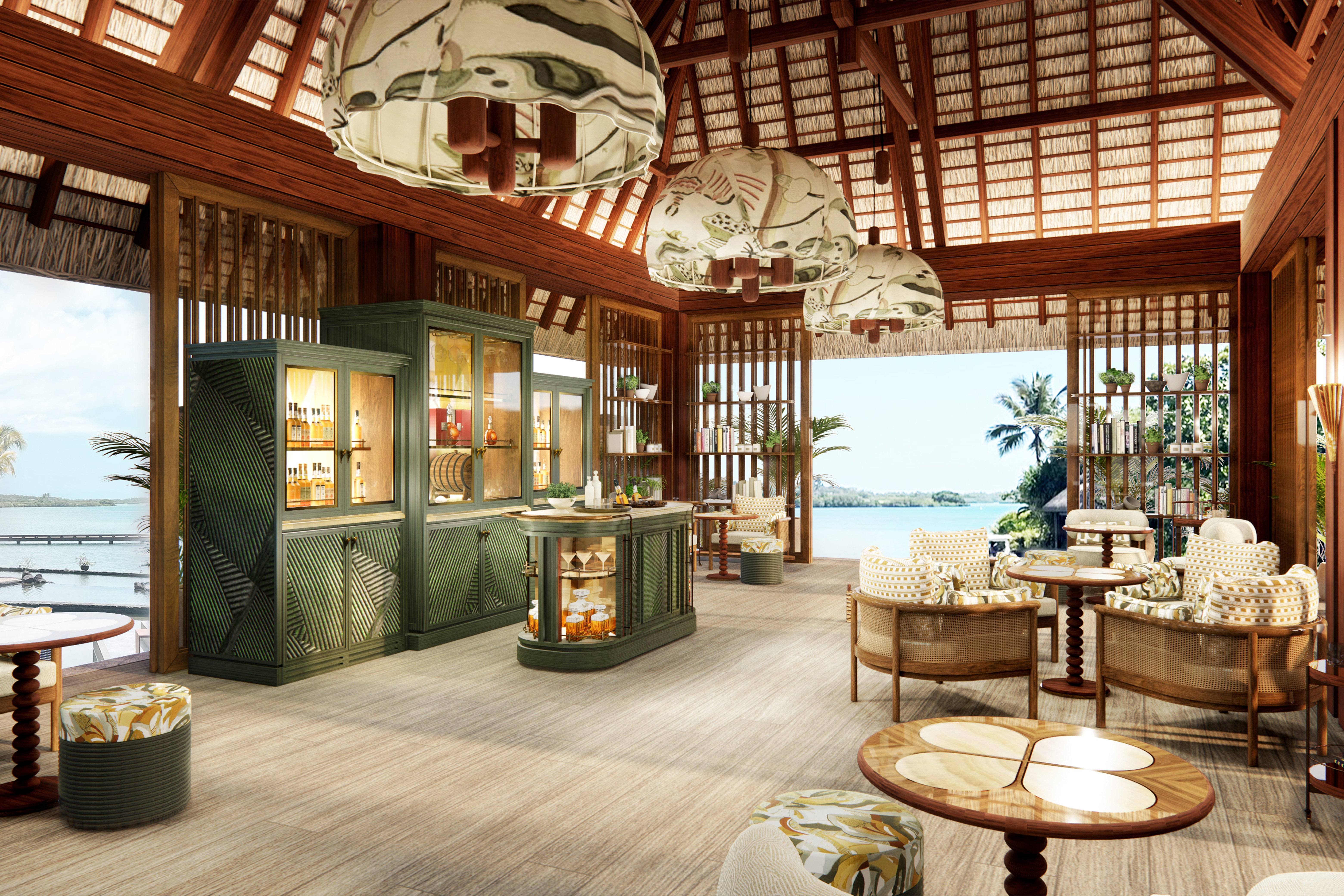 毛里求斯四季酒店公区家具