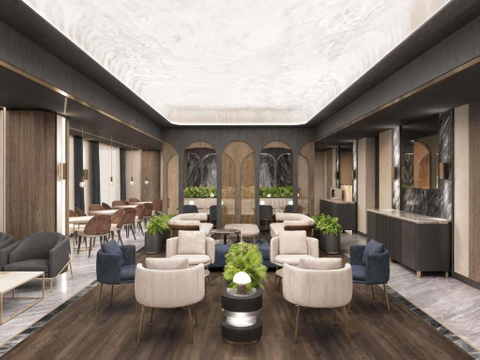 伊拉克巴格达橄榄树瑞享酒店公区家具